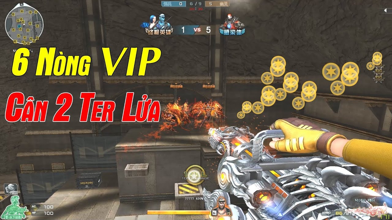 6N VIP(x3 RPK VIP) - Athena - M4A1 Transformer - Ngọc Trinh